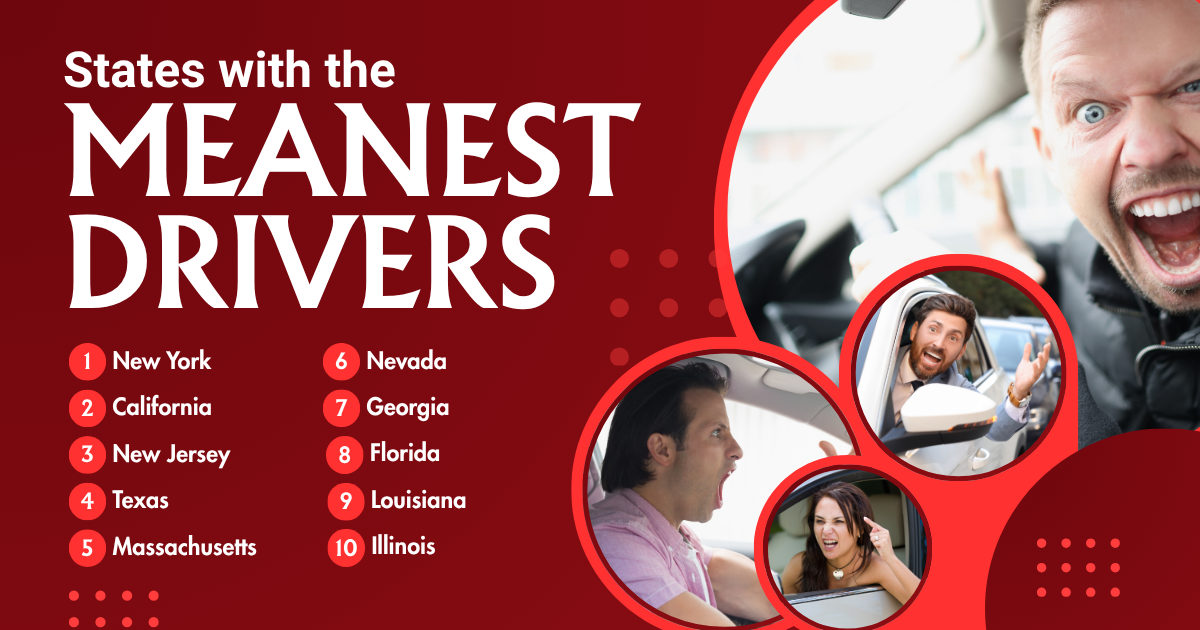 States with the meanest drivers
