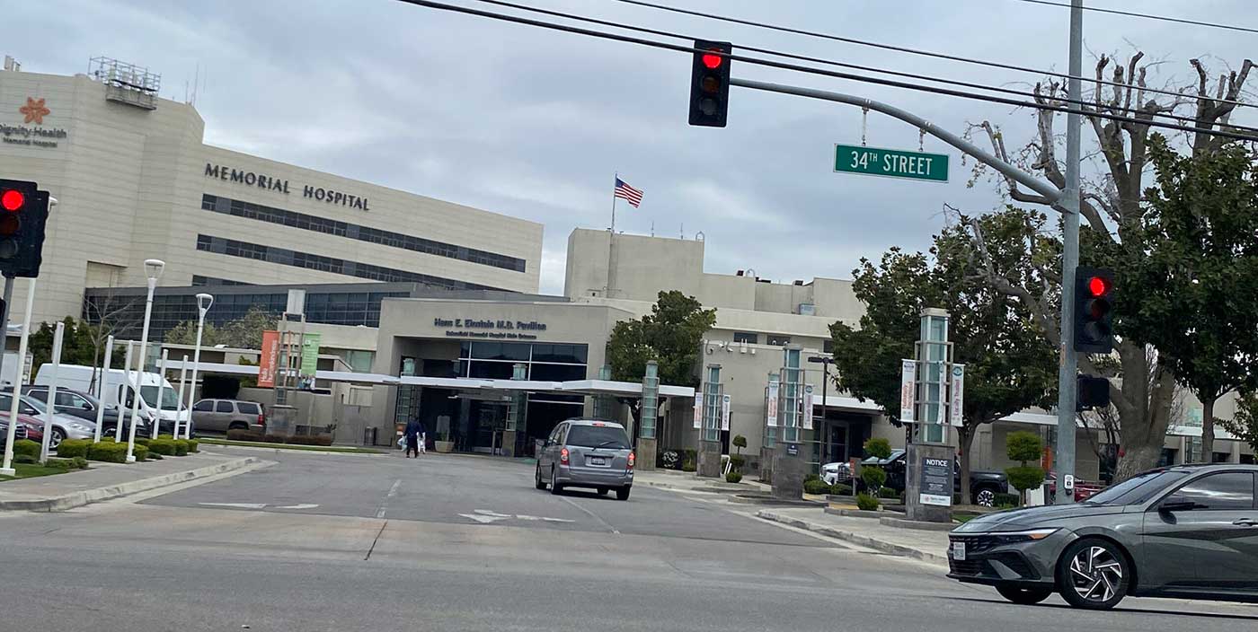 Memorial Hospital in Bakersfield.